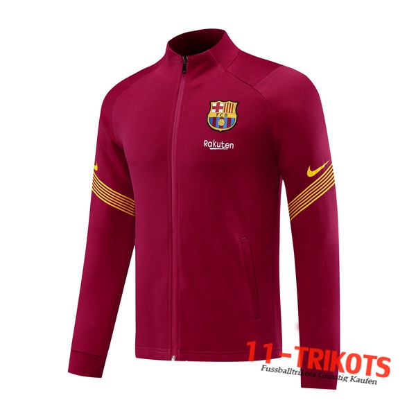 Chaqueta Futbol FC Barcelona Roja 2020 2021