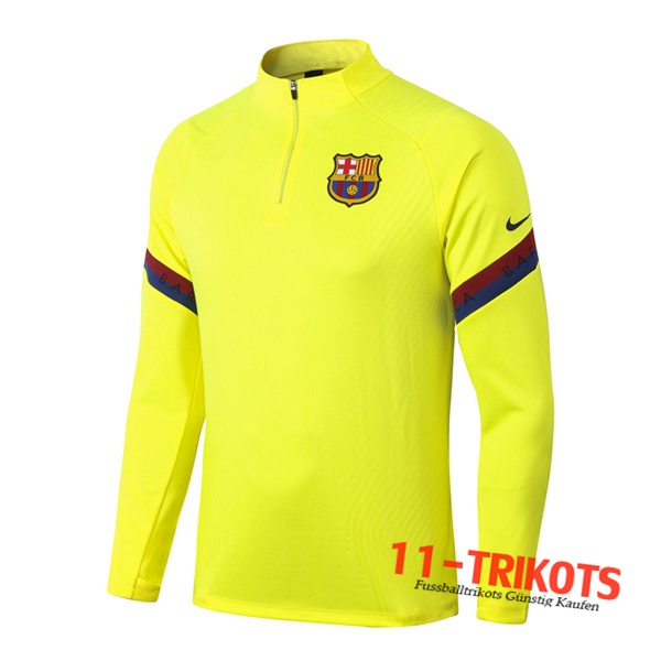 Sudadera de entrenamiento FC Barcelona Amarillo 2020/2021