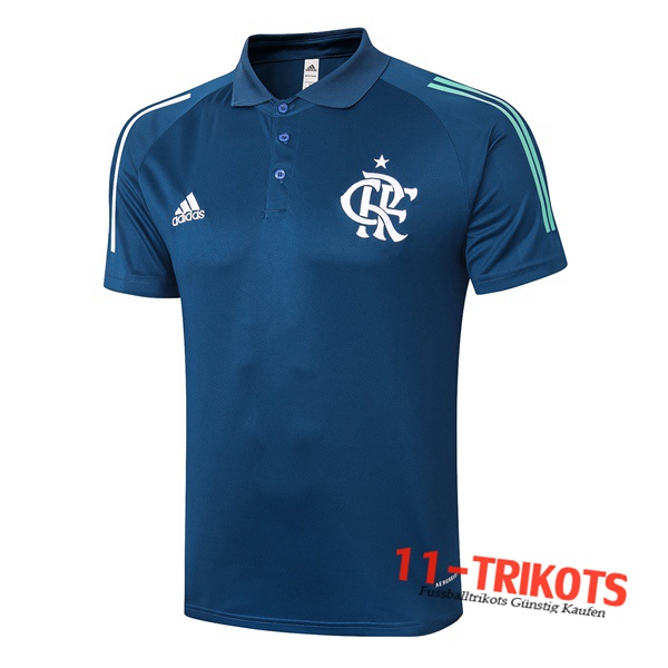 Neuestes Fussball Polo Flamengo Blau Royal 2020/2021 | 11-trikots