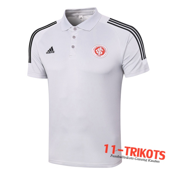 Neuestes Fussball Polo SC Internacional Grau Klar 2020/2021 | 11-trikots