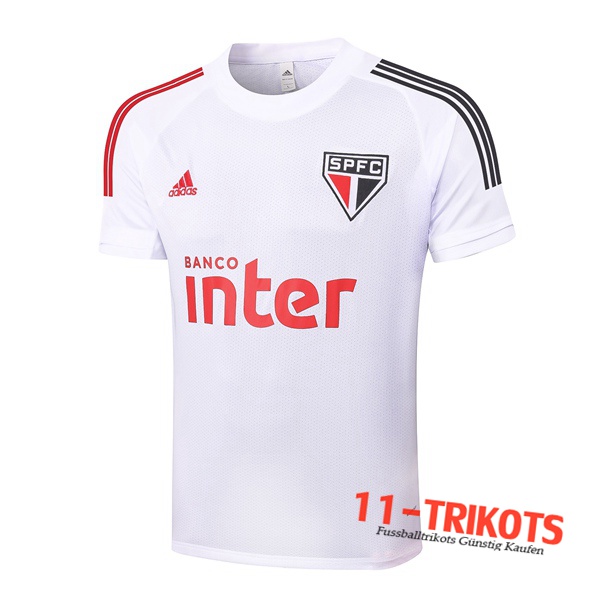 Sao Paulo FC Trainingstrikot Weiß 2020/2021