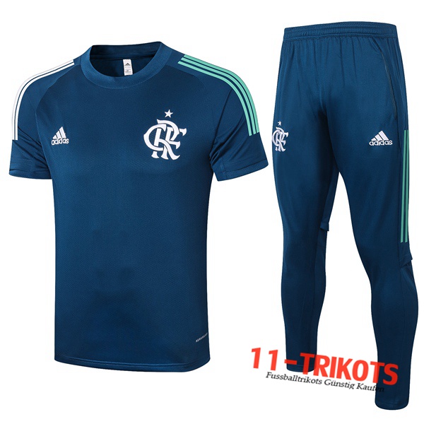 Flamengo Trainingstrikot + Hose Blau Royal 2020/2021