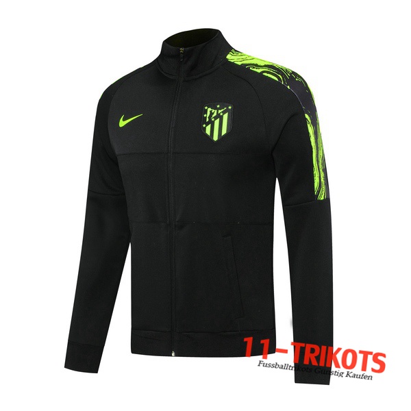 Chaqueta Futbol Atletico Madrid Noir Verde 2020/2021