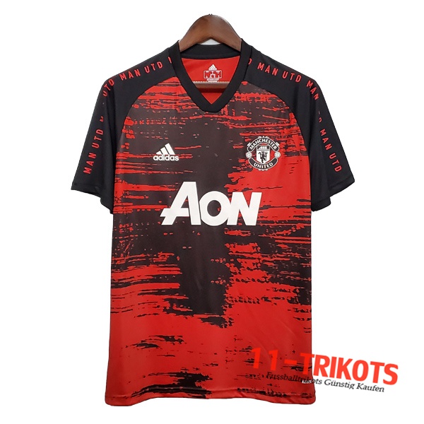 Manchester United Trainingstrikot Schwarz/Rot 2020/2021