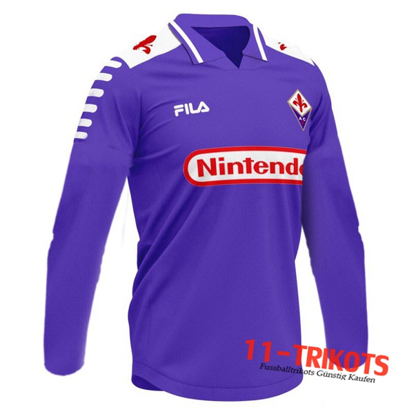 ACF Fiorentina Retro Heimtrikot Langarm 1998/1999