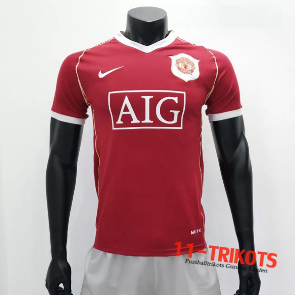 Manchester United Retro Heimtrikot 2006/2007