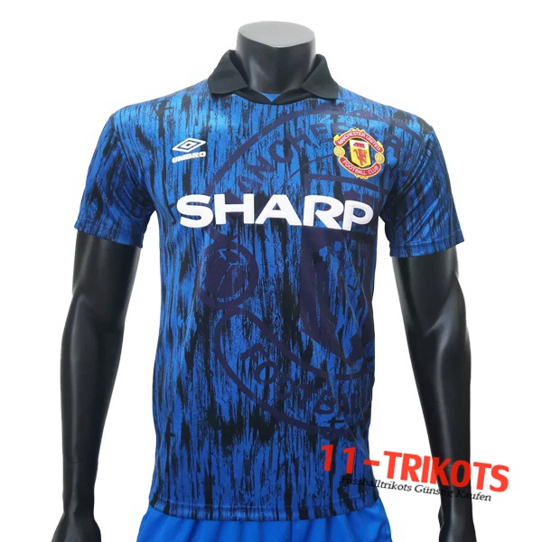 Manchester United Retro Auswärtstrikot 1992/1993