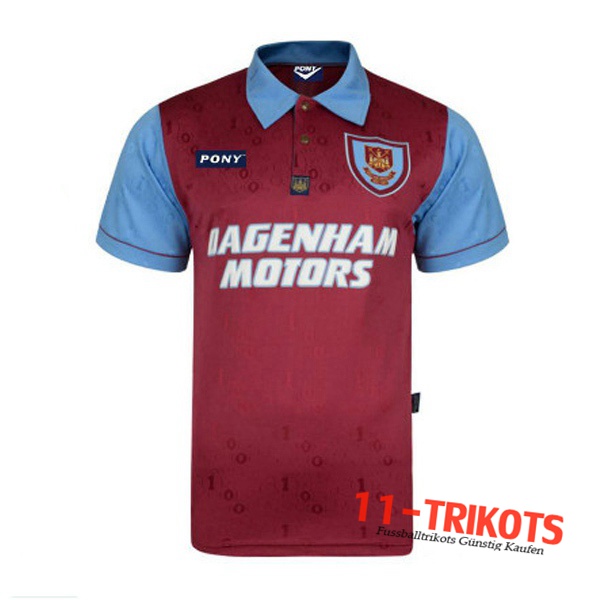 West Ham Retro Heimtrikot 1995/1997