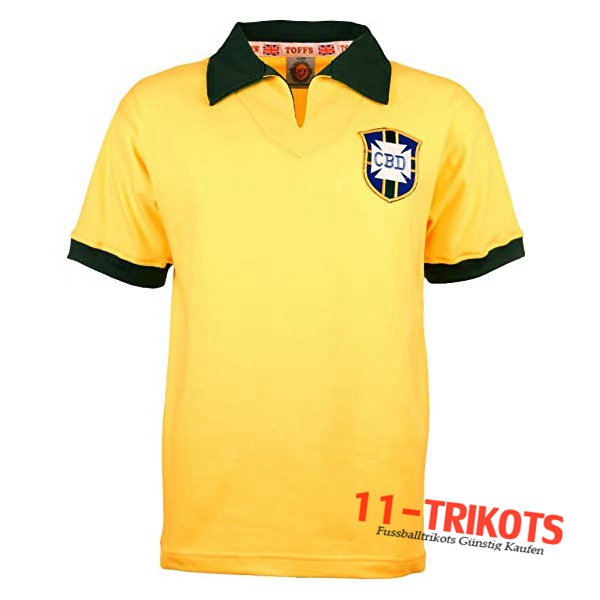 Brasilien Retro Weltmeisterschaft Heimtrikot 1958
