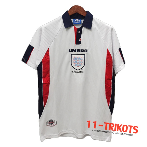 England Retro Heimtrikot 1998