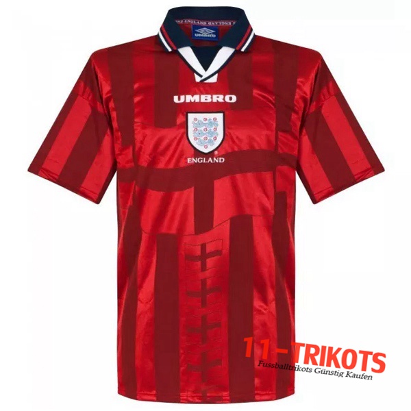 England Retro Auswärtstrikot 1998