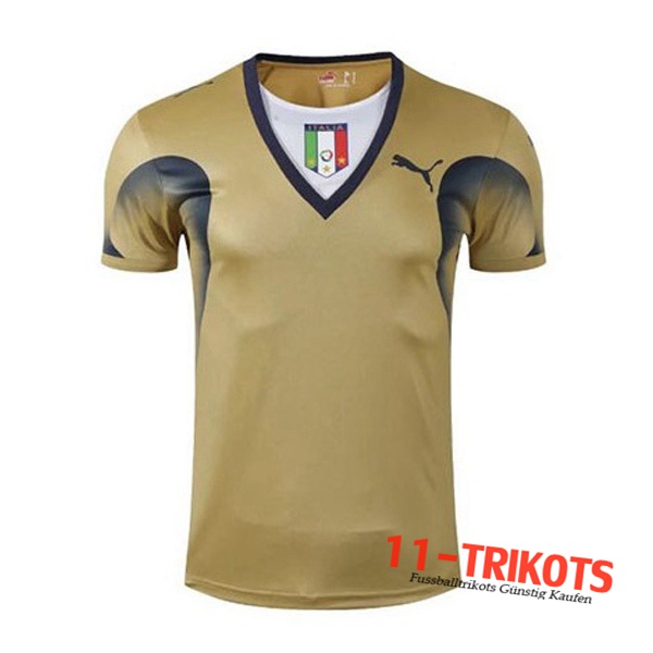 Italien Retro Torwart Gelb Weltmeisterschaft 2006