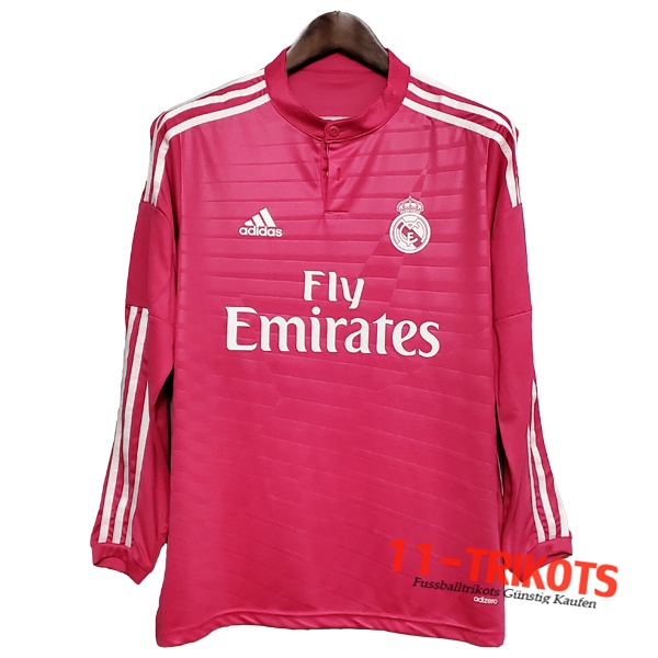 Real Madrid Retro Auswärtstrikot Langarm 2014/2015