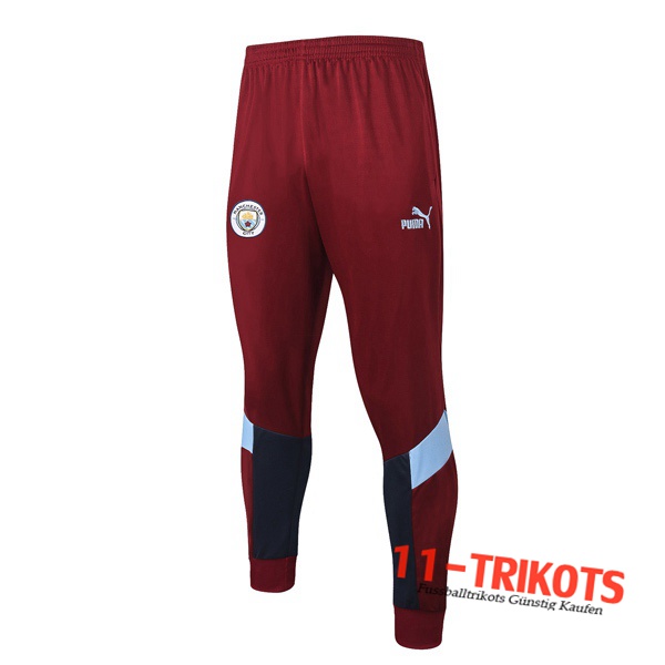 Pantalones Entrenamiento Manchester City Roja 2020 2021