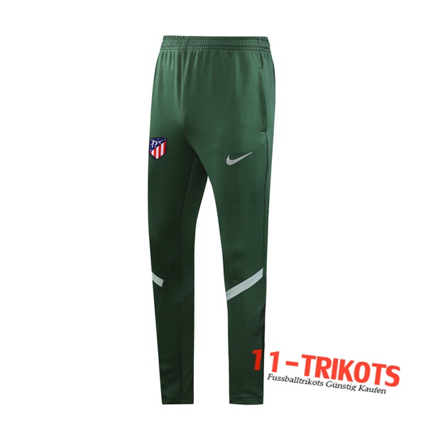 Pantalones Entrenamiento Atletico Madrid Verde 2020 2021