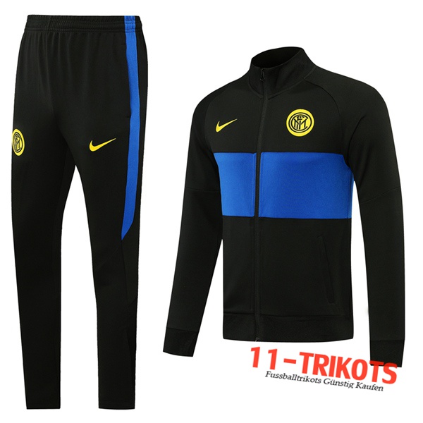 Inter Milan Trainingsanzug (Jacke) Schwarz 2020 2021 | 11-trikots