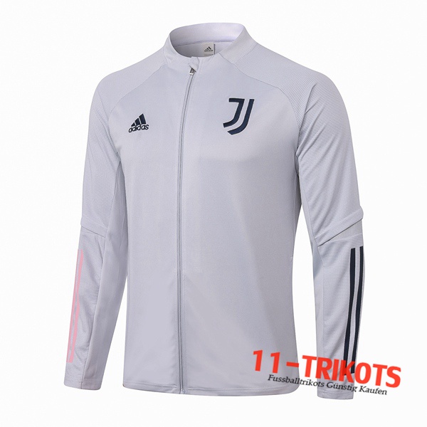 Chaqueta Futbol Juventus Gris Claro 2020/2021