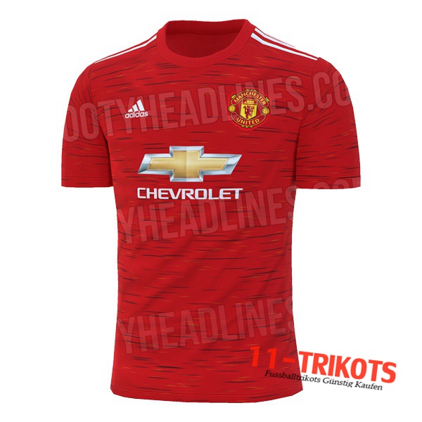 Neuestes Fussball Manchester United Heimtrikot 2020 2021 | 11-trikots