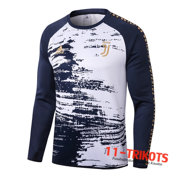 Sudadera de entrenamiento Juventus Azul Royal Blanco 2020/2021