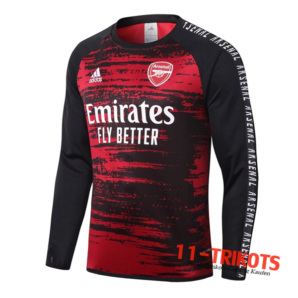 Sudadera de entrenamiento Arsenal Negro Roja 2020/2021