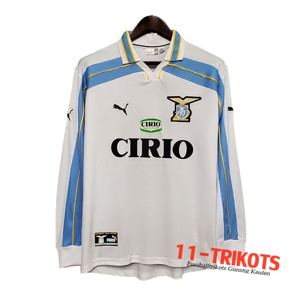 SS Lazio Retro Langarm Heimtrikot 2000/2001