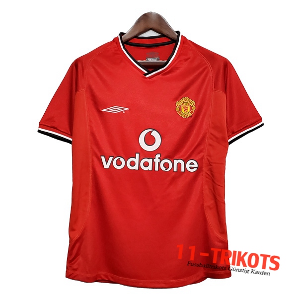 Manchester United Retro Heimtrikot 2000/2001