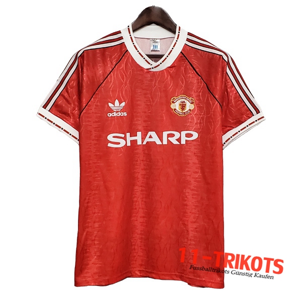 Manchester United Retro Heimtrikot 1990/1992