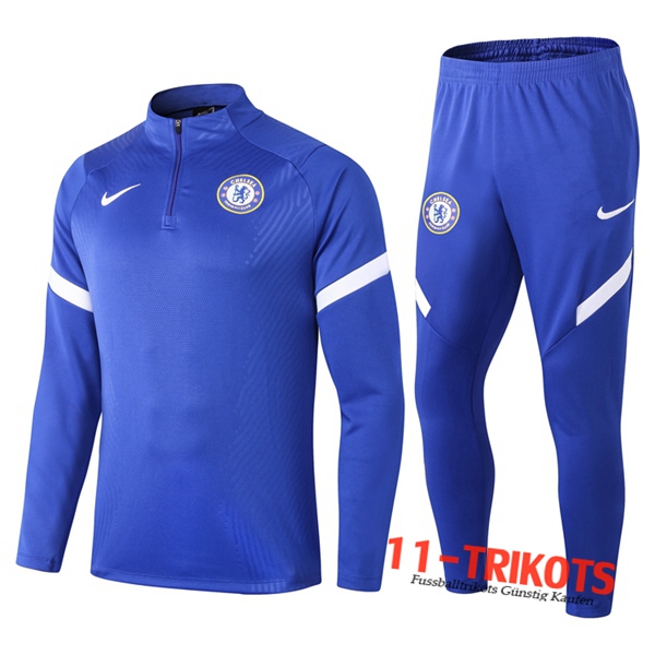 Neuestes Fussball FC Chelsea Trainingsanzug Blau 2020 2021 | 11-trikots