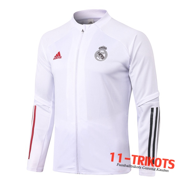 Chaqueta Futbol Real Madrid Blanco 2020/2021