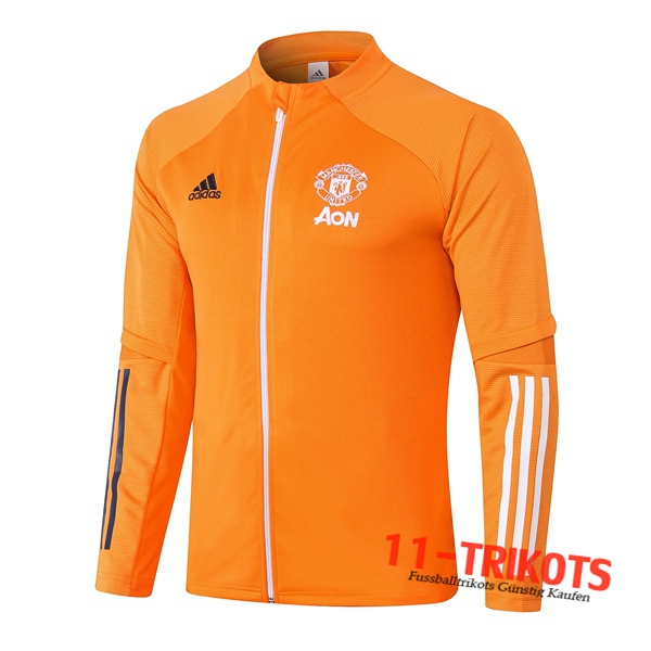 Chaqueta Futbol Manchester United Naranja 2020/2021