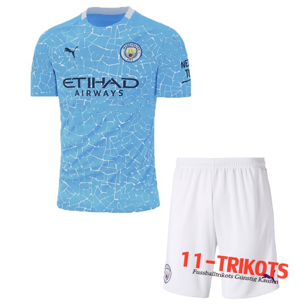 Neuestes Fussball Manchester City Kinder Heimtrikot 2020 2021 | 11-trikots