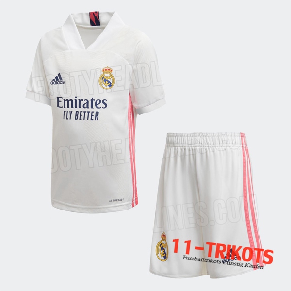 Neuestes Fussball Real Madrid Kinder Heimtrikot 2020 2021 | 11-trikots