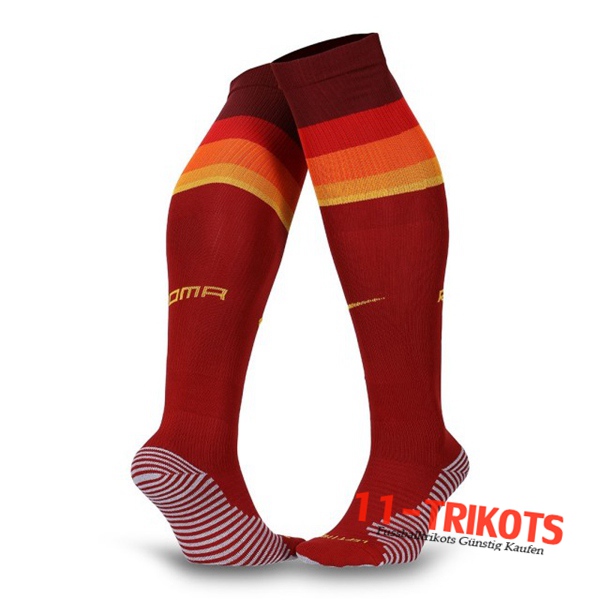 Neuestes Fussball AS Roma Heimsocken 2020 2021 | 11-trikots