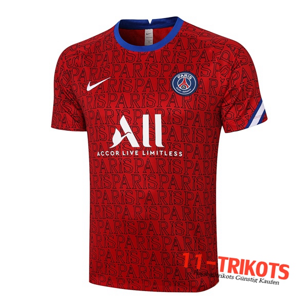 Paris PSG Trainingstrikot Rot 2020/2021