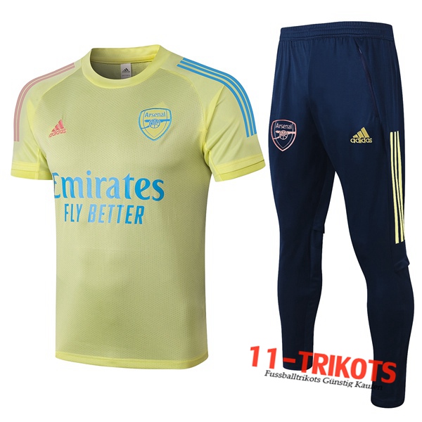 Arsenal Trainingstrikot + Hose Gelb 2020/2021