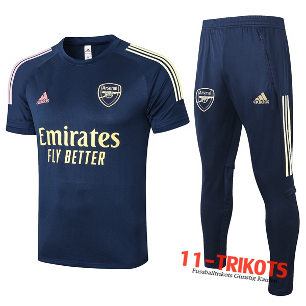 Arsenal Trainingstrikot + Hose Blau Royal 2020/2021