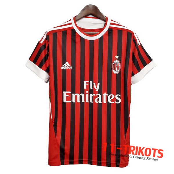 Neuestes Fussball Milan AC Retro Heimtrikot 2011/2012