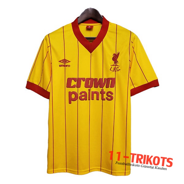 Neuestes Fussball FC Liverpool Retro Auswärtstrikot 1984