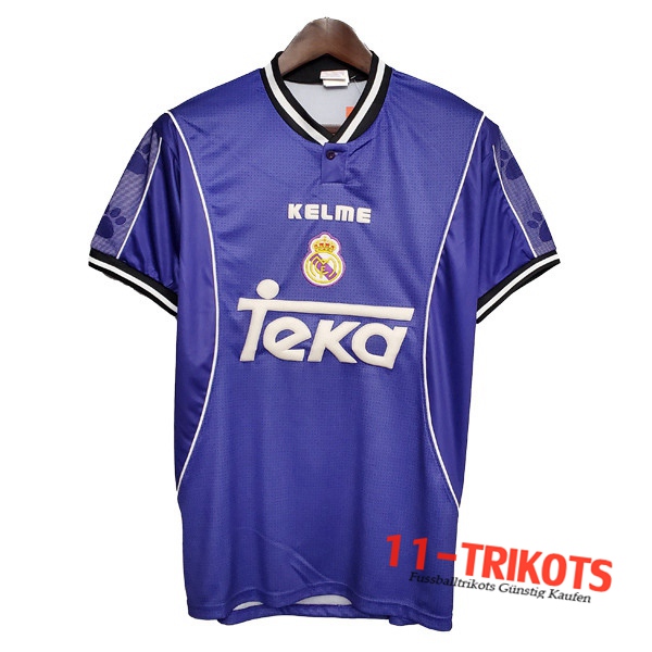 Neuestes Fussball Real Madrid Retro Auswärtstrikot 2007/2008