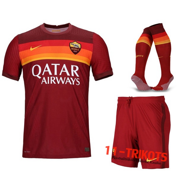 Zusammen Fussball AS Roma Heimtrikot (Short+Socken) 2020/21