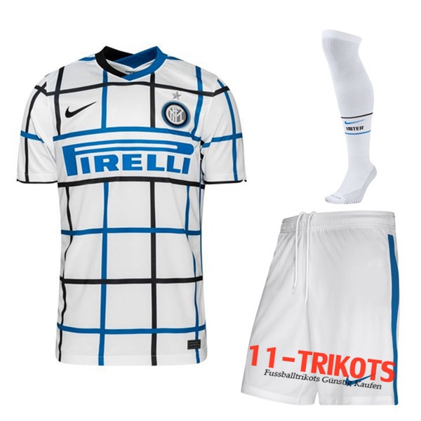 Zusammen Fussball Inter Milan Auswärtstrikot (Short+Socken) 2020/21