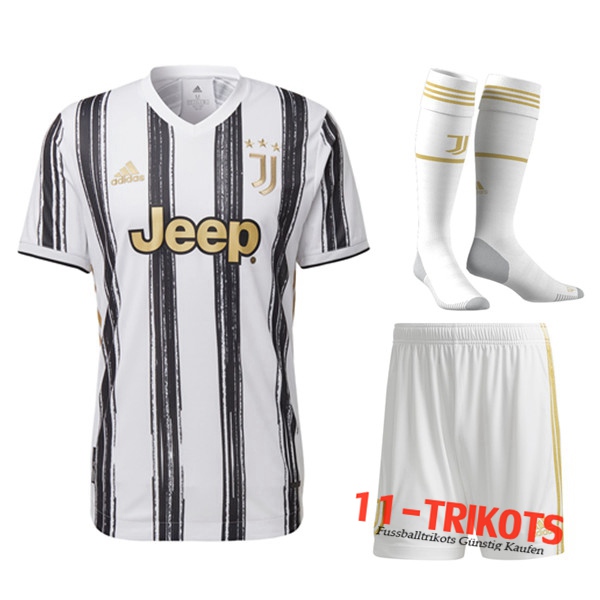 Zusammen Fussball Juventus Heimtrikot (Short+Socken) 2020/21