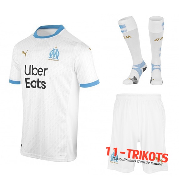 Zusammen Fussball Marseille OM Heimtrikot (Short+Socken) 2020/21
