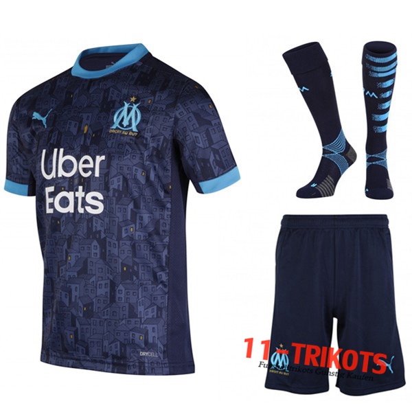 Zusammen Fussball Marseille OM Auswärtstrikot (Short+Socken) 2020/21