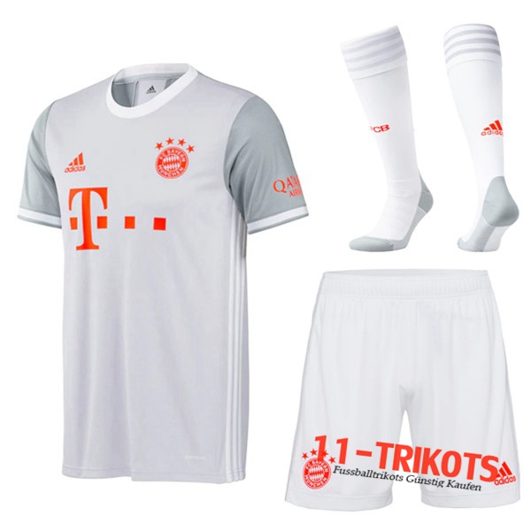 Zusammen Fussball Bayern Munchen Auswärtstrikot (Short+Socken) 2020/21