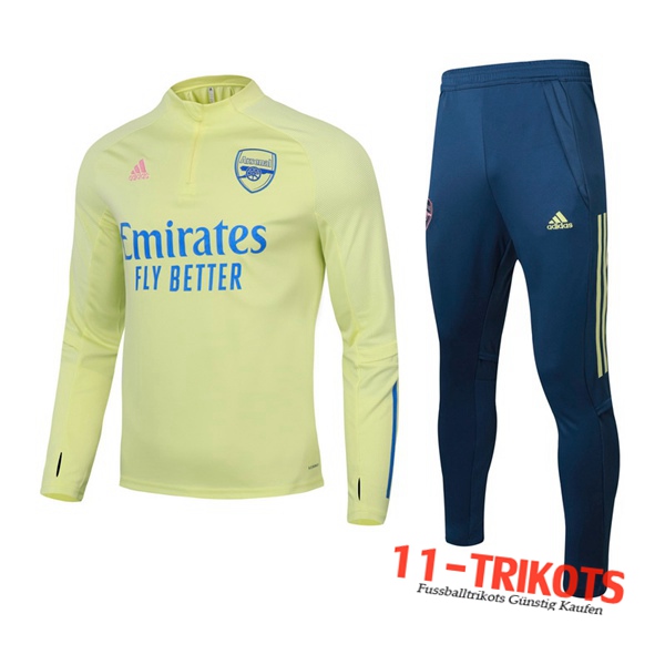 Arsenal Trainingsanzug Gelb 2020 2021 | 11-trikots