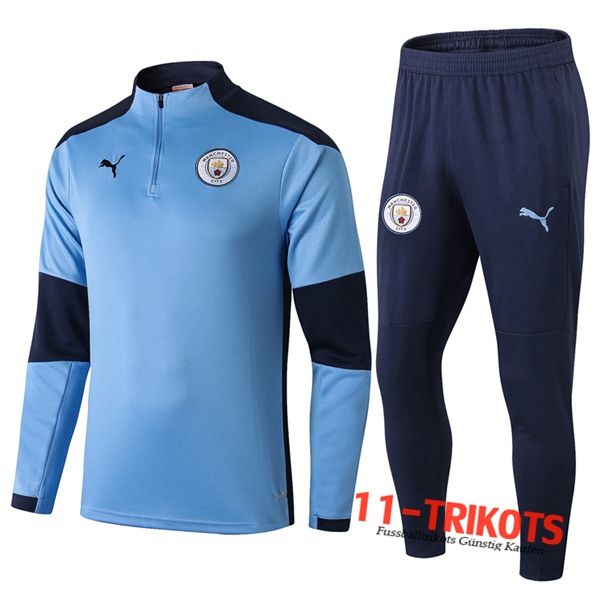 Manchester City Trainingsanzug Blau 2020 2021 | 11-trikots