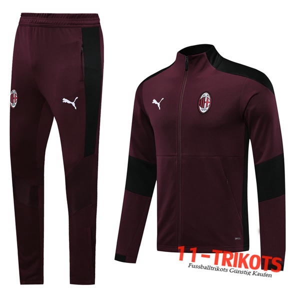 Milan AC Trainingsanzug (Jacke) Rot 2020 2021 | 11-trikots