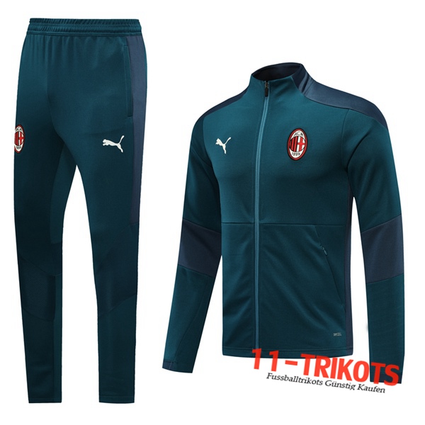 Milan AC Trainingsanzug (Jacke) Grün 2020 2021 | 11-trikots
