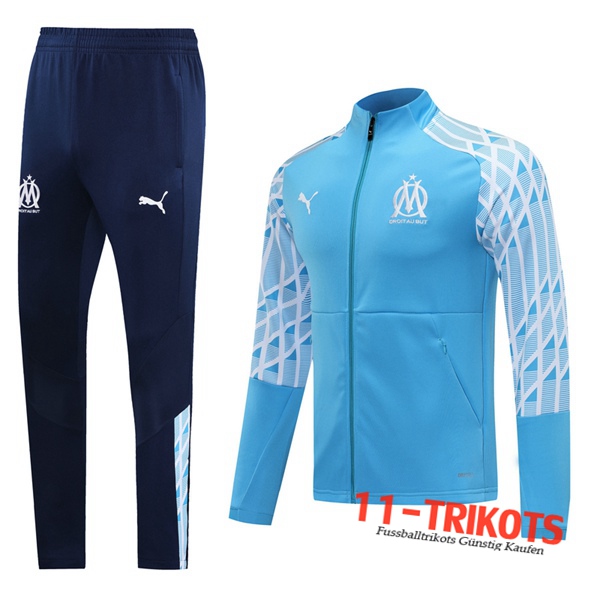 Marseille OM Trainingsanzug (Jacke) Blau 2020 2021 | 11-trikots